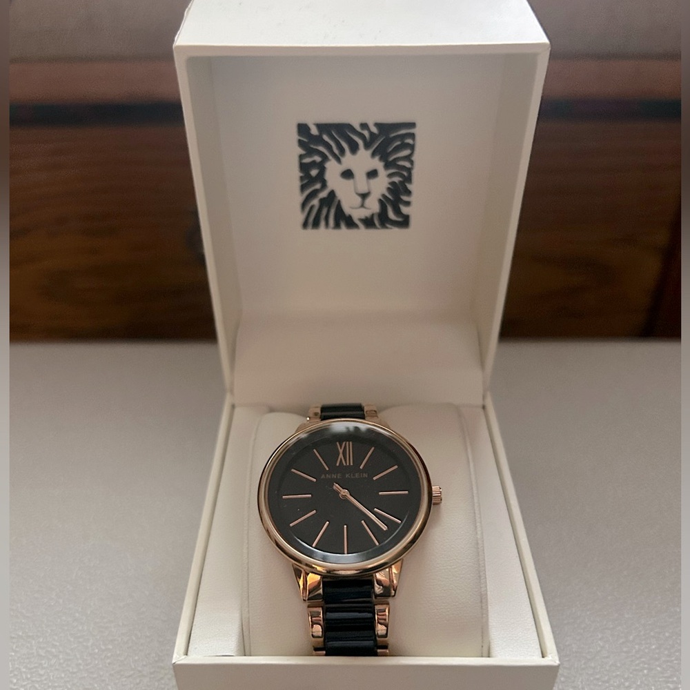 Black and Copper Toned Women’s Watch
